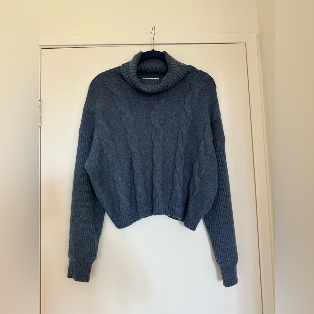 Farrow Blue Turtleneck Sweater